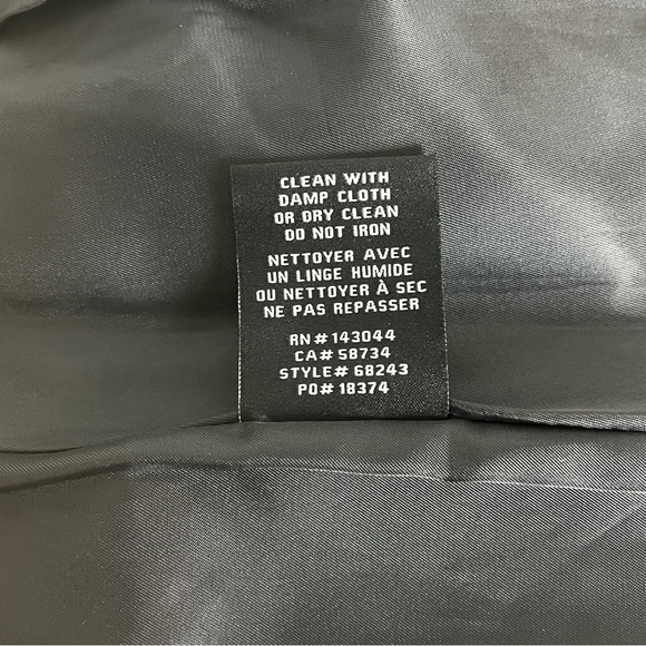 7 For All Mankind Black Vegan Leather Mini Skirt with Zipper Detail • Size Small - Picture 7 of 9